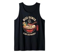 Japan Slurp Responsibly Miso Ramen Japanese Noodles Otaku Tank Top