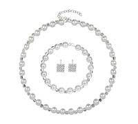 Japan Soccer Fashion Jewelry Set Pearls Necklace Earrings Bracelet Set For Women For Her Mens Travel Watch Case