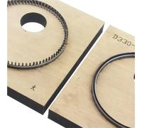 Japan Steel Blade Circular Cutting Die - Round Circle Mold for Leather, Paper, and Silicone Craft - Customizable,1pc(65mm)
