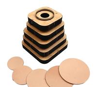 Japan Steel Blade Round Circle Cutting Mold - Die Cut Steel Punch for PU Crafts, Cardboard, and Customizable Patterns(15mm)