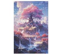 Japan Style 1000 Pieces Wooden Jigsaw Puzzle for Adults Puzzles Brain Exercise Challenge High Difficulty Game for Kids (78×53cm)