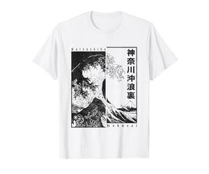 Japan Style Katsushika Hokusai The Great Wave Off Kanagawa T-Shirt