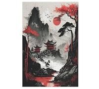 Japan Style Puzzles 1000 Pieces Jigsaw Puzzles For Teens And Adults - Japan Style Wooden Jigsaw Puzzle Family Activity Jigsaw Puzzles Educational Games (78×53cm)