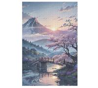 Japan Style Puzzles 1000 Pieces Wooden Jigsaw Puzzle for Adults Brain Exercise Challenge Game Gift for Kids Children Jigsaws (78×53cm)