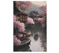 Japan Style Wooden Jigsaw Puzzles 1000 Piece Puzzle For Adults. Challenging To Complete But Fun And Humorous Jigsaws (78×53cm)
