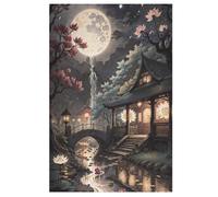 Japan Style Wooden Jigsaw Puzzles for Adults 1000 Pieces Jigsaw Puzzle for Adults & For Kids Age 12 And Up Family Gathering Educational Game Toys (78×53cm)