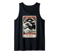 Japan The Great Wave Off Kanagawa The Wave Tarot Card Tank Top