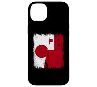 Japan Tonga Half Flag Japanese Tongan Heritage Case for iPhone 14 Plus