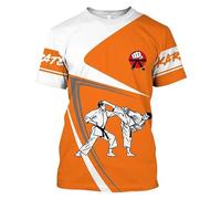 Japan Training T-Shirt Men's 3D Karate Printed Short-Sleeved Round Neck Sports Martial Art T Shirts Fashion Streetwear Tee Tops