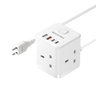 Japan Travel Adapter 3 Way 4 Fast Charging USB (QC3.0/PD20W)