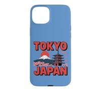Japan Travel Design - Mount Fuji Pagoda Cherry Blossom Case for iPhone 15 Plus