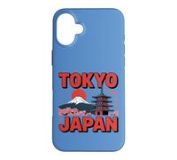 Japan Travel Design - Mount Fuji Pagoda Cherry Blossom Case for iPhone 16 Plus