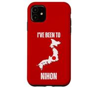 Japan Travel I've Been To Nihon Flag Map Case for iPhone 11