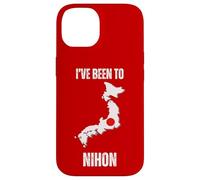 Japan Travel I've Been To Nihon Flag Map Case for iPhone 14