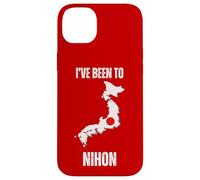 Japan Travel I've Been To Nihon Flag Map Case for iPhone 14 Plus