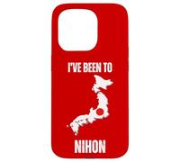 Japan Travel I've Been To Nihon Flag Map Case for iPhone 15 Pro