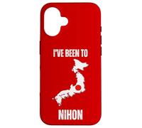 Japan Travel I've Been To Nihon Flag Map Case for iPhone 16