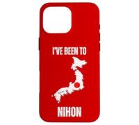 Japan Travel I've Been To Nihon Flag Map Case for iPhone 16 Pro Max