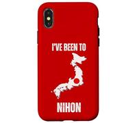Japan Travel I've Been To Nihon Flag Map Case for iPhone X/XS
