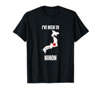 Japan Travel I've Been to Nihon Flag Map T-Shirt