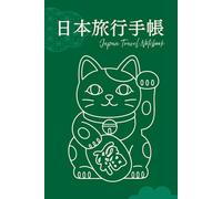 Japan Travel Notebook: Station Stamps, Experiences & Memories: Maneki Neko Green - Paperback