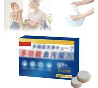 Japan Universal Stain Removal Cube, 2024 Universal Stain Remove A Cube, Cleaner Dissolve Concentrated Tablets, Multi-functional Cleaning Tablets,Stubborn Stains Cleaner (1 Box)