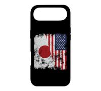 Japan USA Flag Distressed - Half American Case for iPhone Air
