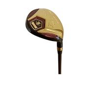 Japan WaZaki Single Hybrid Iron USGA R A Rules Golf Club with Cover,WLIIs Cyclone Model,14K Gold Finish,No.5, 24 Degree,Mens Regular Flex,65g Graphite Shaft,Plus Half Inch Length