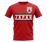 Japan Women's Personalised Core Football Country T-Shirt in Red | Size: Small Japan Red S