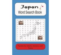 Japan Word Search Book: Word searches with easy-to-read print about Japan, Japanese Culture, Locations and more | 6X9 inches 110 pages | 50 + Puzzles ... for gifts, vacations, leisure time, holidays.