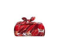 Japan Wrap The Cloth Cotton Line, 45-95CM 2PCS Blue Bird Reusable Wrapping Cloth(Red Carp,70 * 70cm)