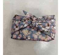 Japan Wrap The Cloth Cotton Line, 46-100CM 10PCS Navy Blue Reusable Wrapping Cloth(Grey,90 * 90CM)