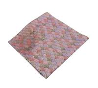 Japan Wrap The Cloth Cotton Line, 46-90CM 10PCS Blue Sea Wave Reusable Wrapping Cloth(Purple,46 * 46cm)