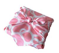 Japan Wrap The Cloth Cotton Line, 60 * 60CM 4/8PCS Light Pink Reusable Wrapping Cloth(8PCS)