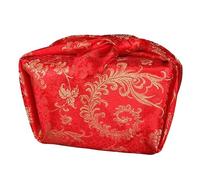 Japan Wrap The Cloth Cotton Line, 94 * 90CM 2pcs Bride To Marry Red Reusable Wrapping Cloth(Phoenix Tail)