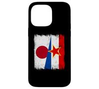 Japan Yugoslavia Half Flag Japanese Yugoslavian Heritage Case for iPhone 14 Pro Max