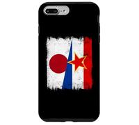 Japan Yugoslavia Half Flag Japanese Yugoslavian Heritage Case for iPhone 7 Plus/8 Plus