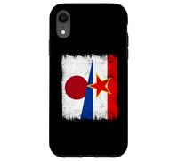 Japan Yugoslavia Half Flag Japanese Yugoslavian Heritage Case for iPhone XR