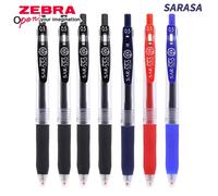 Japan ZEBRA Gel Pens SARASA JJ15 Press 0.5mm Quick Drying Red Blue Black High-capacity Kawaii School Office Accessories 10pcs Red
