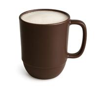 JapanBargain Japanese Plastic Mug 12oz BPA-Free Non-Toxic Unbreakable Camping Coffee Tea Milk Juice Water Mug Made in Japan Dishwasher & Microwave Safe, Chocolate Brown