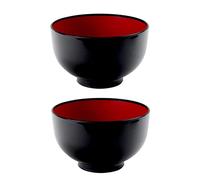 JapanBargain Soup Bowls, 2 Pack. Authentic Japanese Plastic Bowls. Microwave and Dishwasher Safe. Made in Japan. 23 fl.oz.