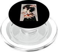 Japanese Aesthetic Anime Girl Koi Fish Streetwear Manga PopSockets PopGrip for MagSafe