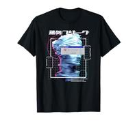 Japanese Aesthetic Fatal Error Vaporwave Retro 80s Synthwave T-Shirt