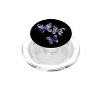 Japanese Aesthetic Shibori Tie Dye Butterflies PopSockets PopGrip for MagSafe