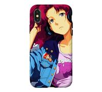 Japanese aesthetics Retro Anime girl Lofi chill music Case for iPhone X/XS
