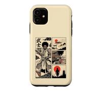 Japanese African American Samurai Warrior Comic Ukiyo-e Case for iPhone 11