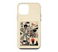 Japanese African American Samurai Warrior Comic Ukiyo-e Case for iPhone 12 mini