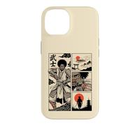 Japanese African American Samurai Warrior Comic Ukiyo-e Case for iPhone 14