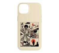Japanese African American Samurai Warrior Comic Ukiyo-e Case for iPhone 14 Plus