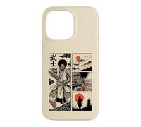 Japanese African American Samurai Warrior Comic Ukiyo-e Case for iPhone 14 Pro Max